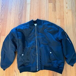 Abercrombie & Fitch Men’s Bomber Jacket | Black | Size Medium